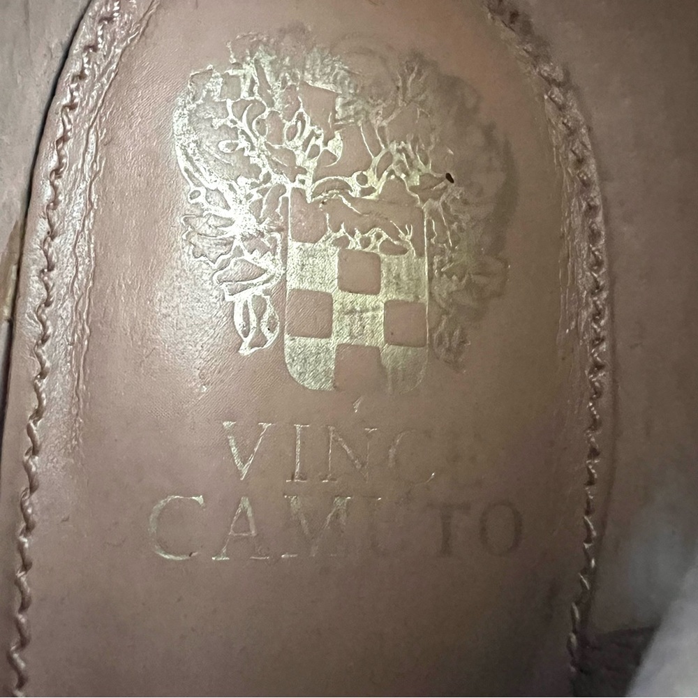 Vince Camuto Magenta Leather Hight Heel Plarform Booties - Picture 11 of 11